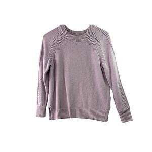 GAP Textured Crewneck Sweater – Lilac – Size XS